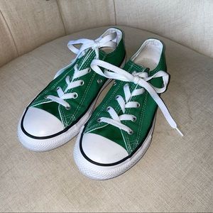Size 2 youth green converse